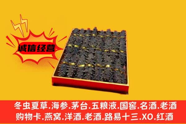 龙门县回收海参